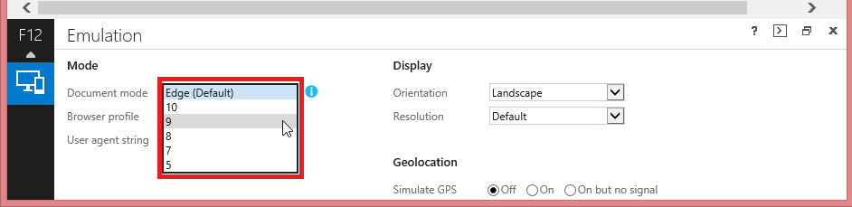 Browser emulation